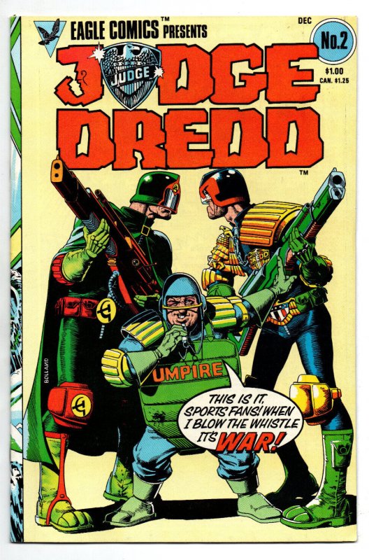 Judge Dredd #2 - Brian Bolland - Eagle Comics - 1983 - (-NM)