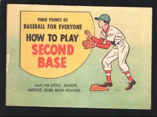 Finer Points Of Baseball For Everyone 1962-How To Play Second Base-DX promo i...