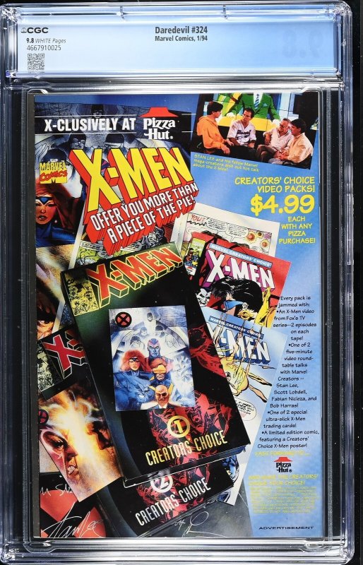 Daredevil #324 (1/94) Graded CGC 9.8