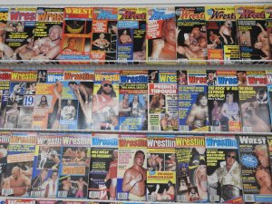 Huge Lot 100+ Vintage Wrestling Magazines W/ Flair, Rock, Hulk, Macho Man+ NICE!