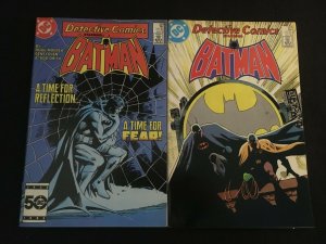 DETECTIVE COMICS #560, 561 VF Condition