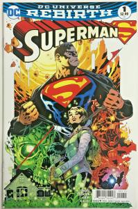 SUPERMAN#1 VF/NM 2018 FIRST PRINT DC UNIVERSE REBIRTH