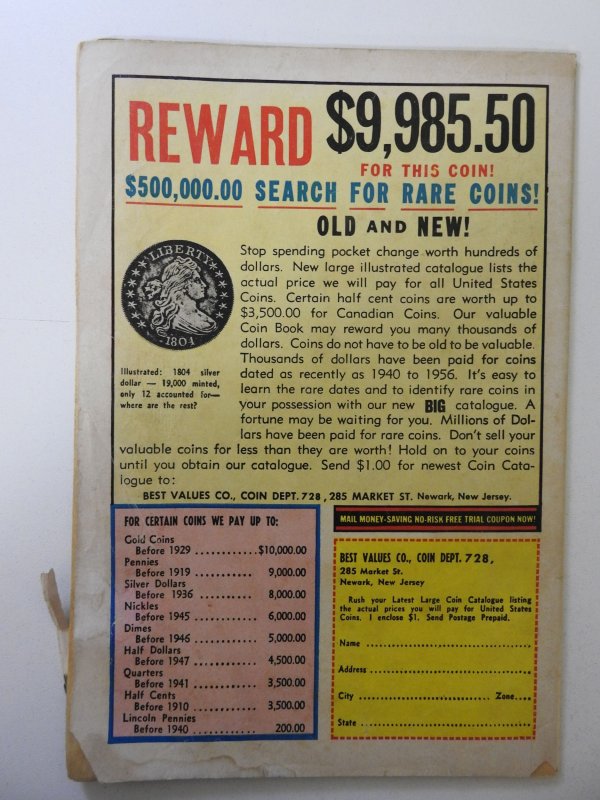 Star Spangled War Stories #103 (1962) GD+ Condition moisture damage