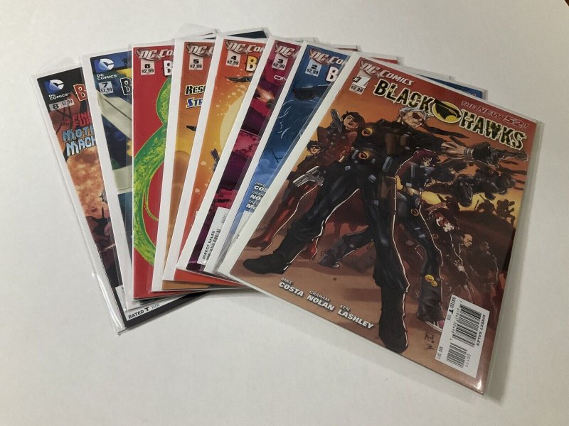 Black Hawks 1-8 1 2 3 4 5 6 7 8 Nm Near Mint DC Comics New 52 