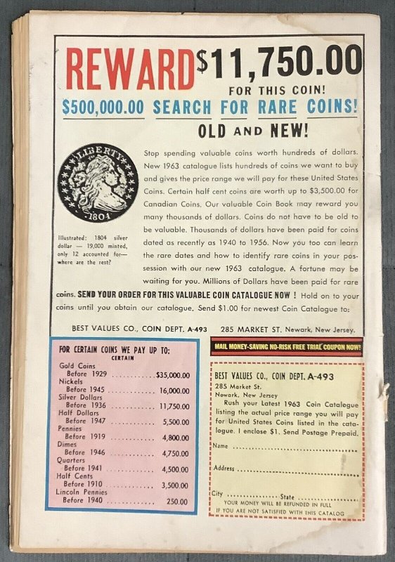 Superman #162 (1963, DC) Low Grade. Silver Age