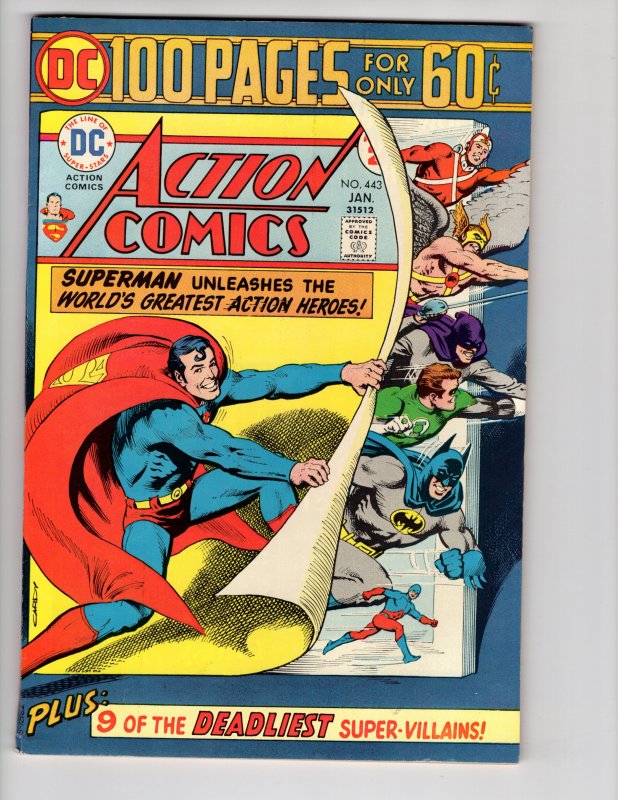 ACTION COMICS #443 (VF/NM) Bronze Age DC Comics ID#47P