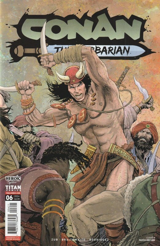 Conan The Barbarian # 6 Cover B NM Titan 2024 [V1]