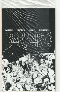Barbaric # 1 Undressed Polybagged Variant Cover NM Vault Comics