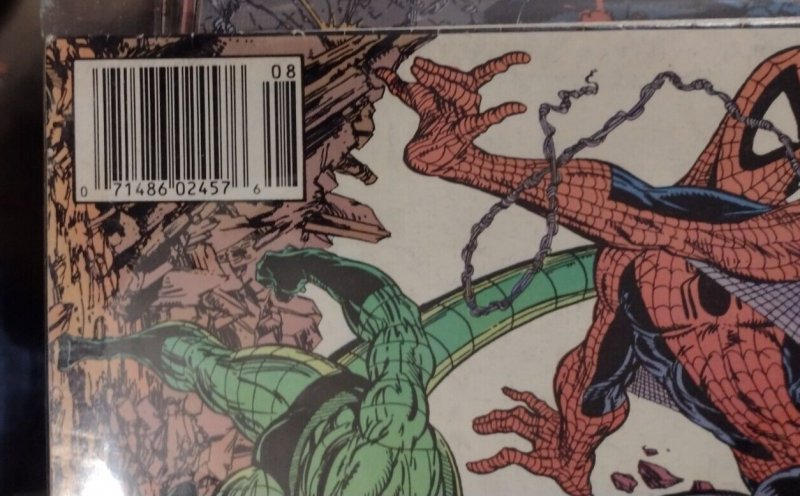 Amazing Spider-Man  # 318  1988  MARVEL disney  todd mcfarlane scorpion NEWSTAND 