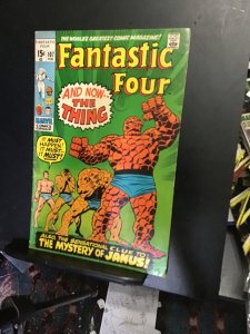 Fantastic Four #107 (1971) Thing story! 1st Byrne Art! FN/VF Wytheville CERT!