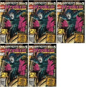 Morbius #1 Polybagged Newsstand Cover Marvel Comics - 5 Comics