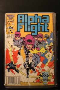 Alpha Flight #43 Newsstand Edition (1987)