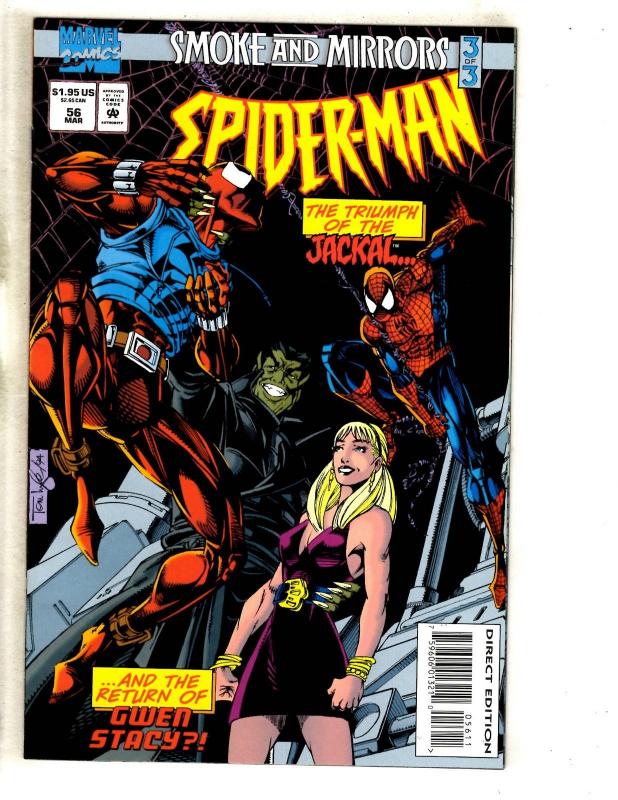 Lot Of 11 Spider-Man Marvel Comic Books # 51 52 53 54 55 56 57 (2) 58 59 60 CR58