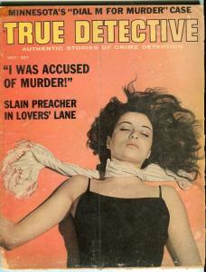 TRUE DETECTIVE-OCT/1963-SLAIN PREACHER-LOVERS' LANE-KILLING-KIDNAPING-RAPE FR/G