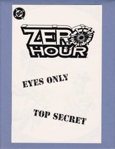 Zero Hour #0 1 2 3 4 Ashcan DC Comics 1994