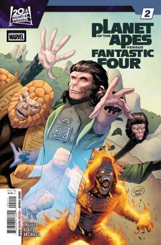 Planet of the Apes vs Fantastic Four #2 Comic Book 2026 - Marvel