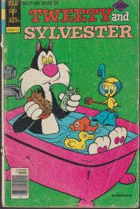 TWEETY AND SYLVESTER  #76 1977 GOLD KEY BAGGED & BOARDED