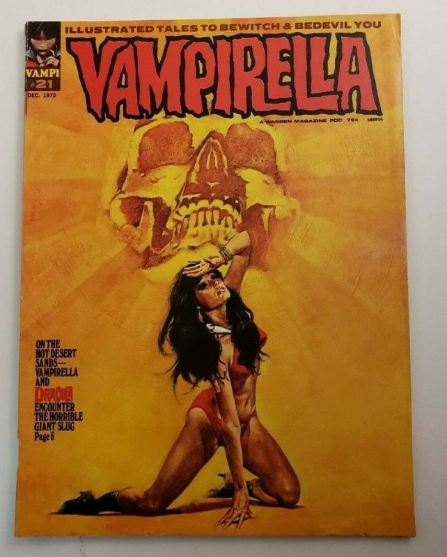 Vampirella #21 FN 1972 Warren Horror Magazine Dracula Witches Monsters Vampi