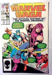 Marvel Saga Official History Marvel Universe #19 1987 Marvel Comic