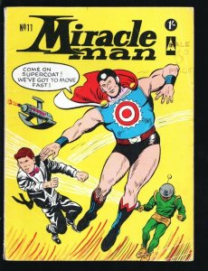 Miracle Man #11 1970's-Miracle Man & Blackhawk appear-Published in Great Brit...