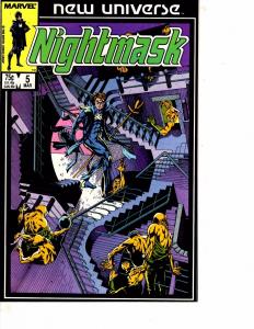 Lot Of 5 Nightmask Marvel Comic Books #4 5 7 8 11 Thor  ON11