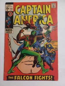 Captain America #118 - 2nd appearance Falcon - 1969 - FN