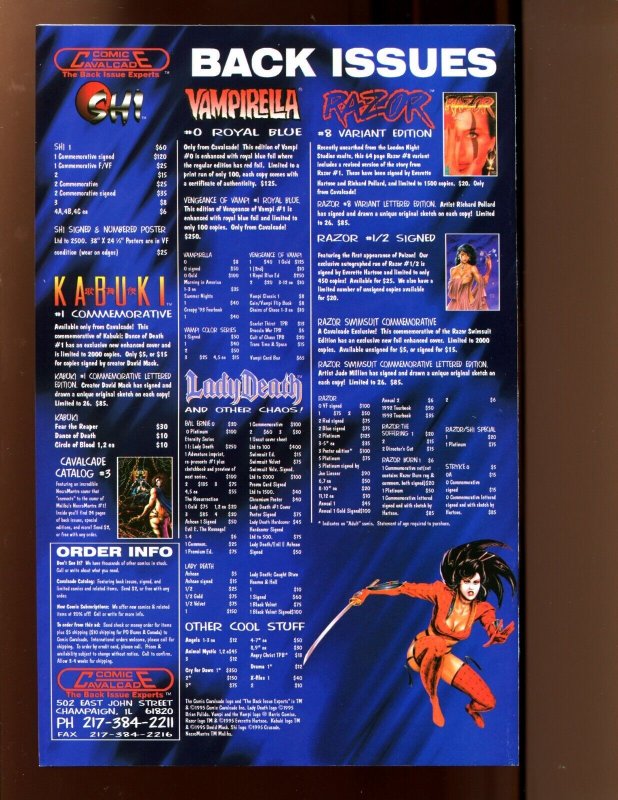 SHI: THE WAY OF THE WARRIOR #1 - FAN APPREACIATION VIRGIN EDITION (9.2 OB) 1994