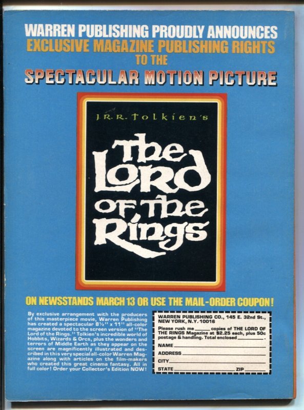 Eerie Magazine #100 1979 Rook - Darklon Jim Starlin