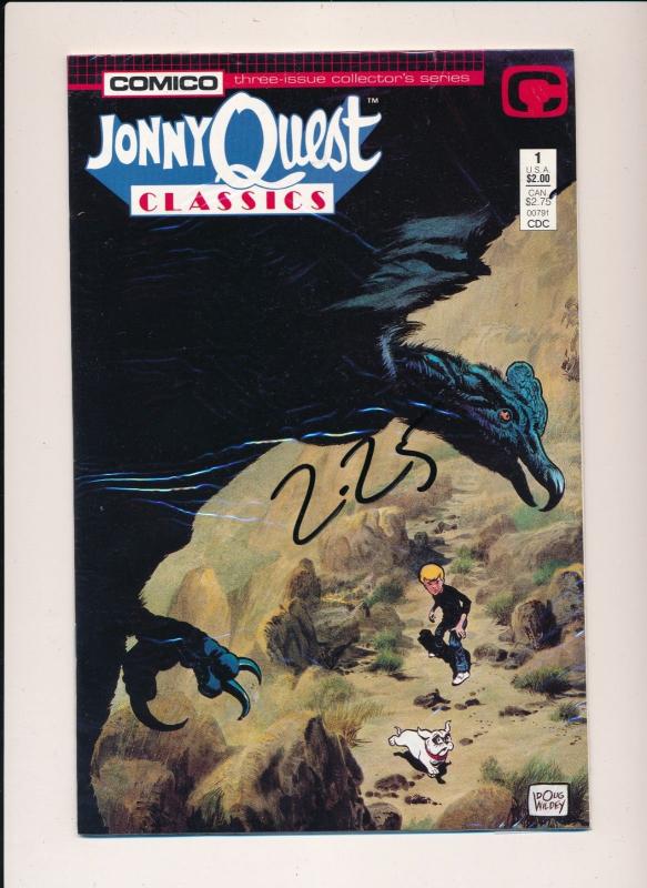 COMICO Lot of 9JONNY QUEST #1 Classics, #1,2,4,5,6,8,13,17 VF (PF65) 