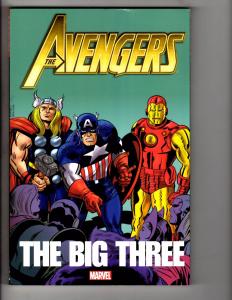 The Avengers The Big Three Marvel Comics TPB Graphic Novel 1st Print 2012 J223