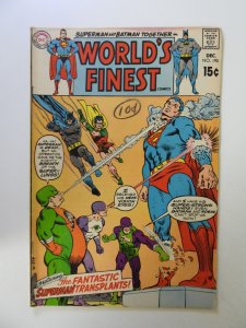 World's Finest Comics #190 FN- condition writing front cover