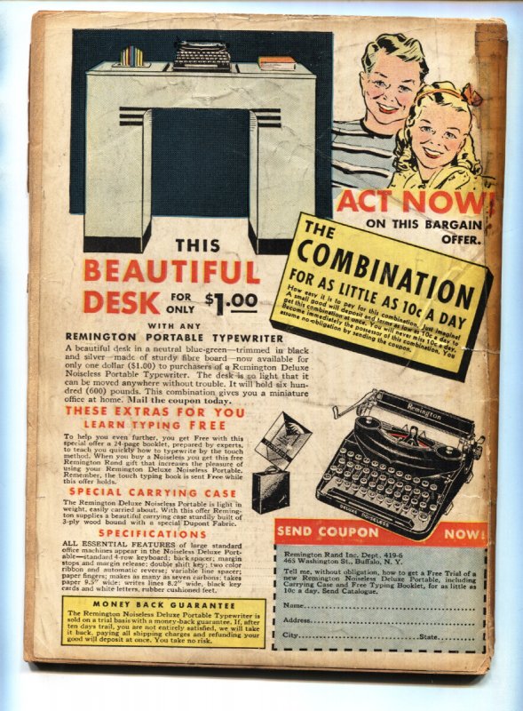 ZIP COMICS #5-STEEL STERLING -SCARLETT AVENGER 1940-comic book