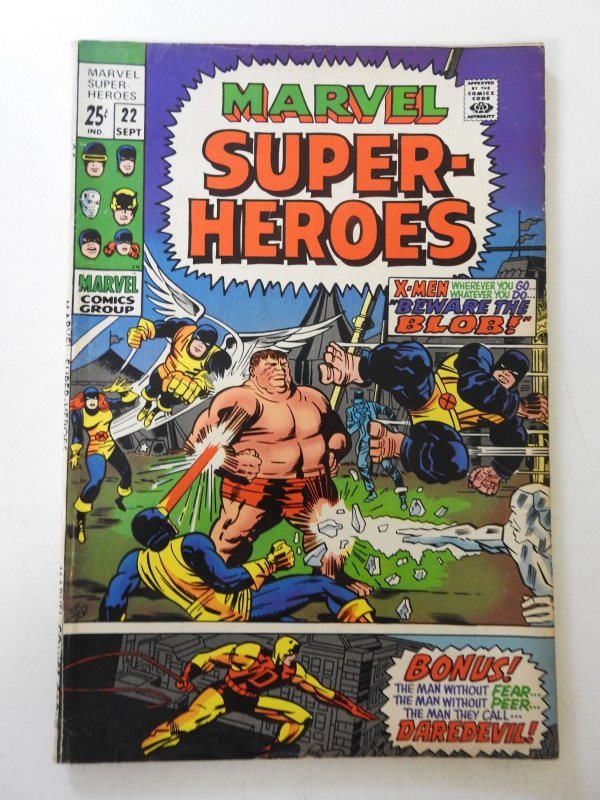 Marvel Super-Heroes #22 (1969) VG+ Condition