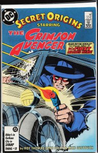 Secret Origins #5 (1986) The Crimson Avenger