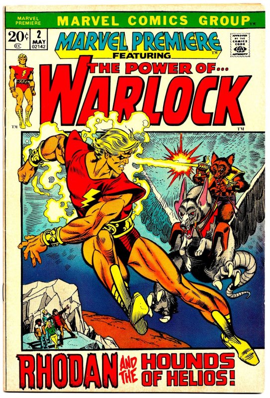 MARVEL PREMIERE #2 (May1972) 8.0 VF • ADAM WARLOCK vs Man-Beast! Gil Kane!