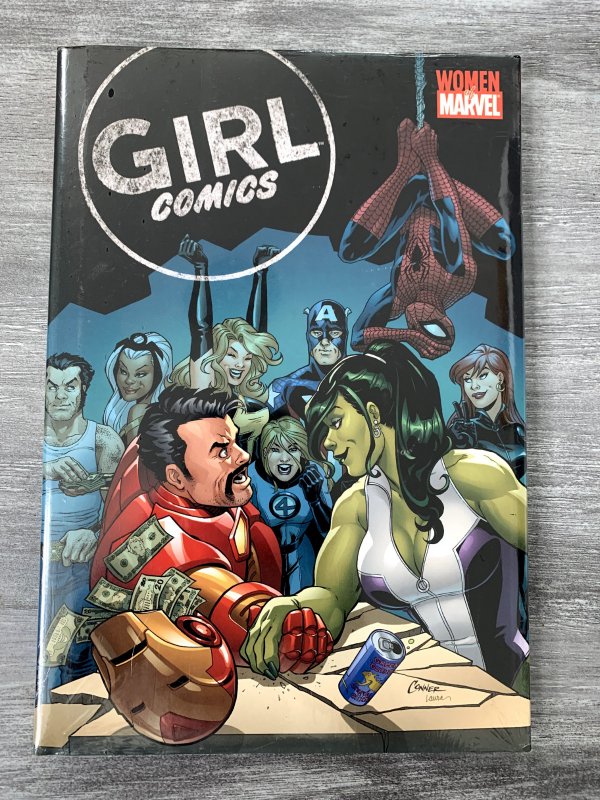 2010 GIRL COMICS The Women of Marvel HC/DJ 1st Marvel Printing SEALED