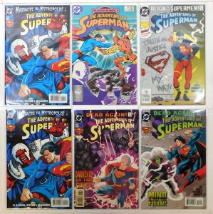 Adventures Superman Lot 6 #437, 501, 515, 515, 518, 519 1988 DC Comics