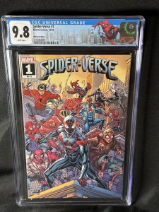 SPIDER-VERSE #1 CGC 9.8 2019 WALMART VARIANT  1ST SPIDER-ZERO - 1st PRINT