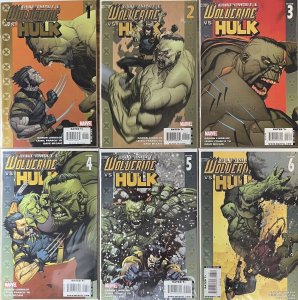 (2006) ULTIMATE WOLVERINE VS HULK #1-6 COMPLETE SET! 1 2 3 4 5 6