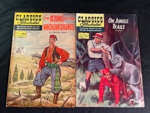 CLASSICS ILLUSTRATED 16 Issues, Various Printings