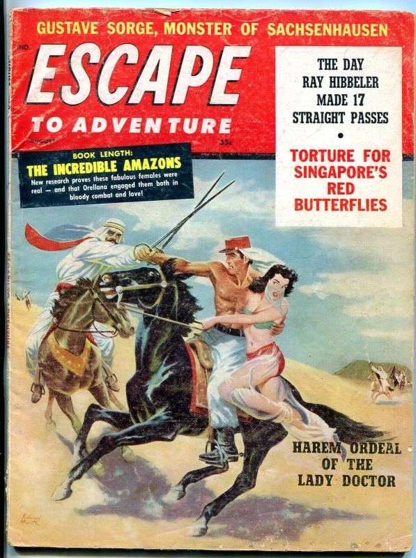 Escape To Adventure August 1960-JUNE HARLOW-BULLFIGHTING G-