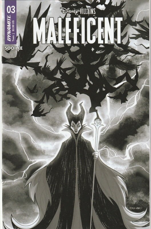 Disney Villains Maleficent # 3 Variant 1:7 Cover S NM Dynamite [Q4]