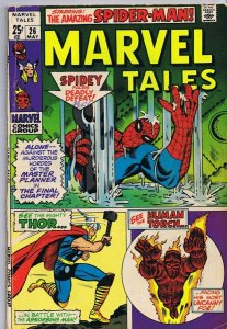 Marvel Tales #26 ORIGINAL Vintage 1970 Spider-Man Thor Human Torch