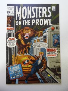 Monsters on the Prowl #13 (1971) FN+ Condition