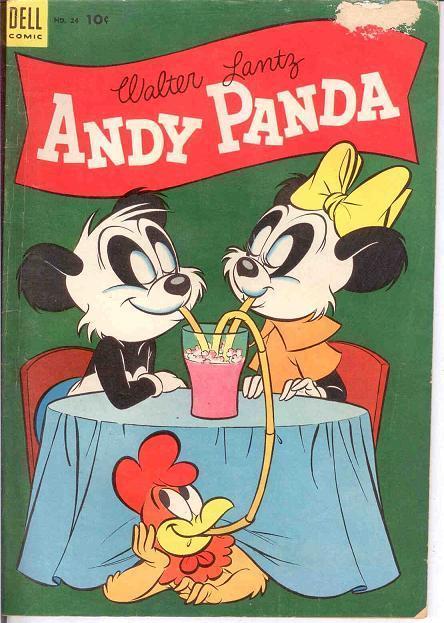 ANDY PANDA (1943-1962 DELL) 24 GOOD March-April 1954 COMICS BOOK