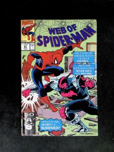 Web of Spider-Man #81  MARVEL Comics 1991 VF+