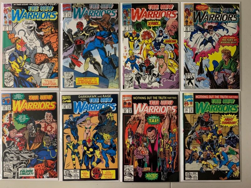 New Warriors 1st series comics lot #1-49 49 diff 8.0 (1990-94)