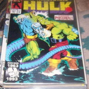 Incredible Hulk  # 407 1993 Marvel disney key  1st  piecemeal loch ness  monster