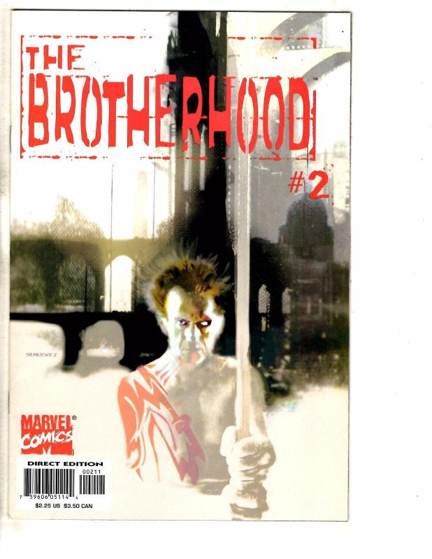 Lot Of 5 The Brotherhood Marvel Comic Books # 1 2 (2 Copies, 1 Variant) 3 4  GM6 