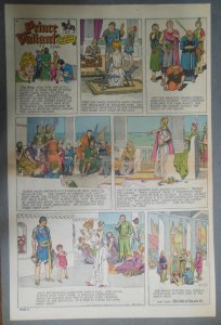 Prince Valiant Sunday #932 by Hal Foster from 12/19/1954 Rare Full Page Size !